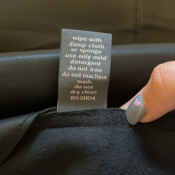 The Limited Collection Pleather and faux suede jacket -Size XS - Picture 5 of 8